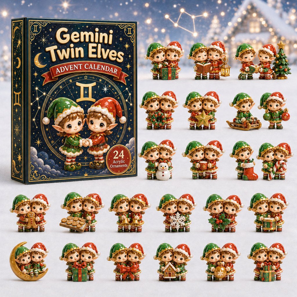 Gemini Twin Elves Christmas advent calendar