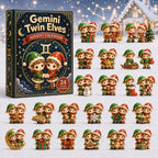 Gemini Twin Elves Christmas advent calendar