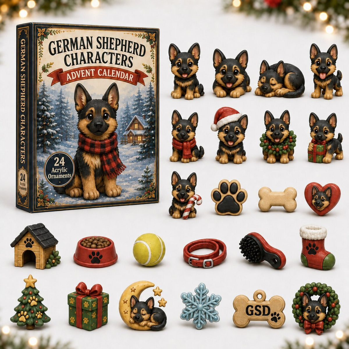 German Shepherd advent calendar