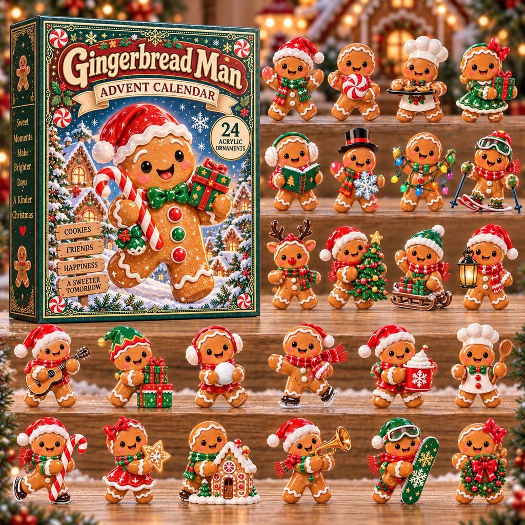 Gingerbread Man advent calendar