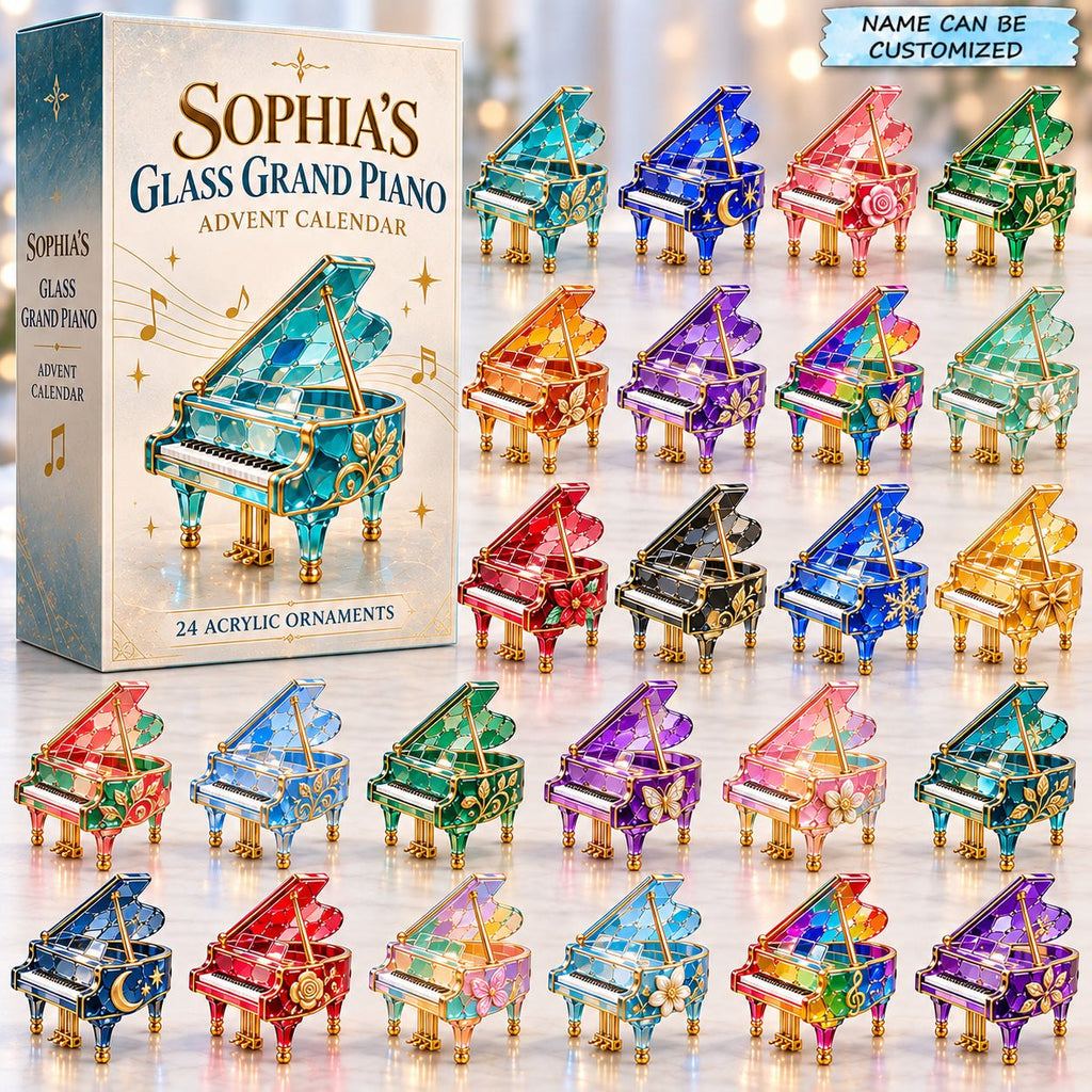 Glass Piano advent calendar