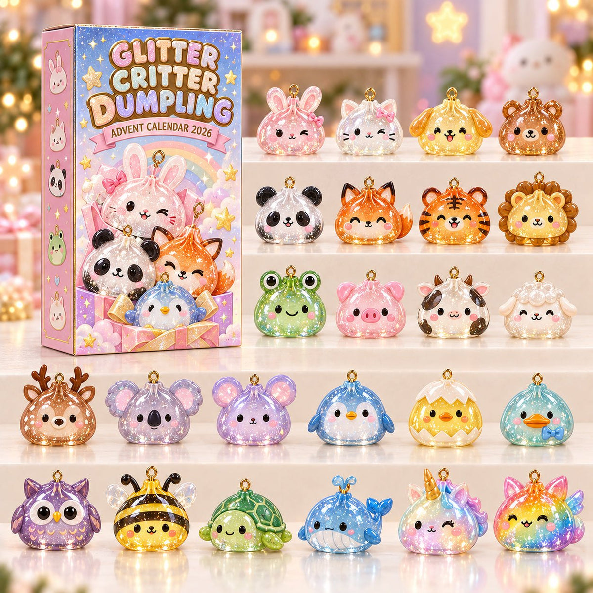 Glitter Critter Dumpling advent calendar
