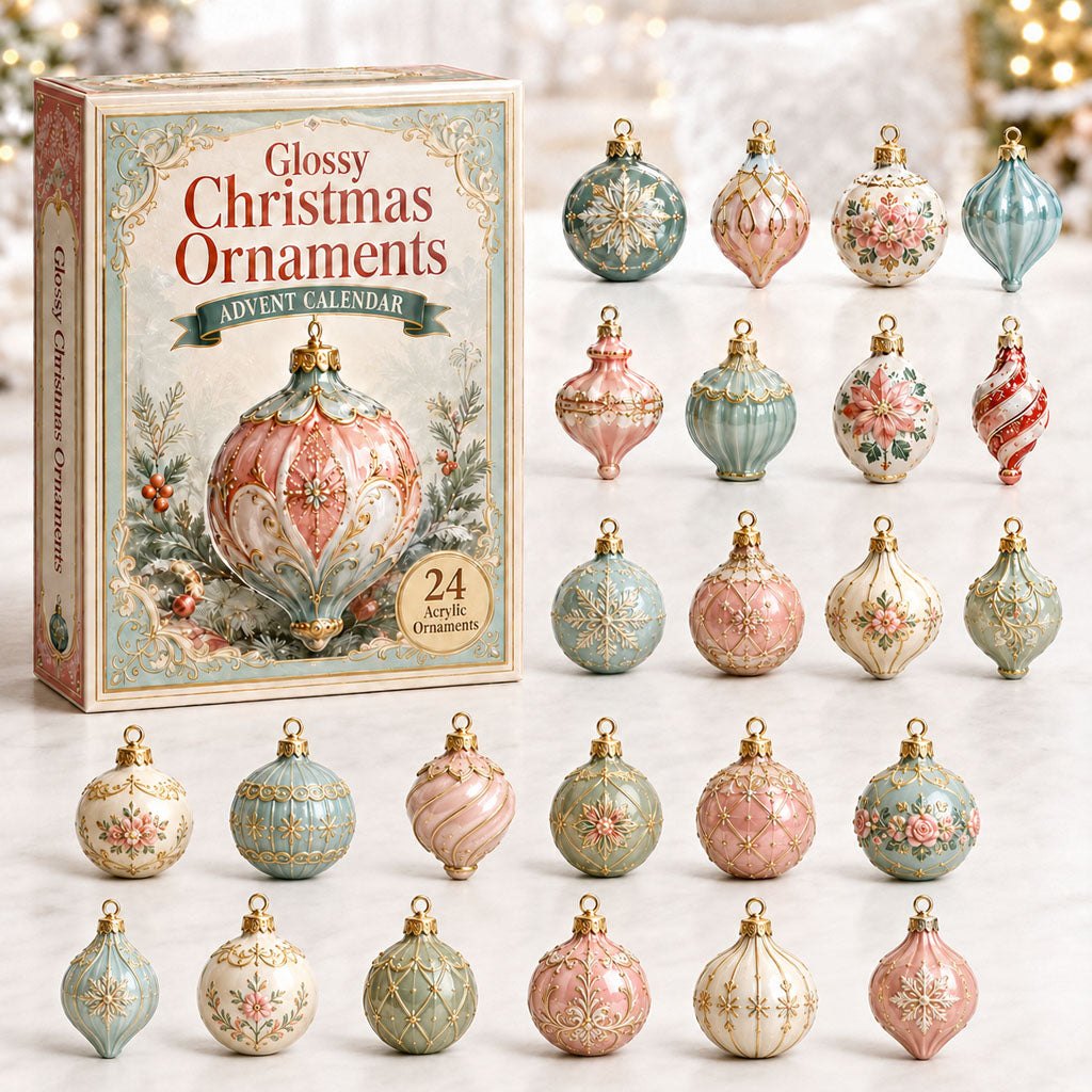 Glossy Chrismast advent calendar