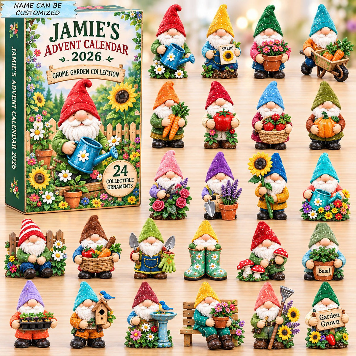 Gnome Garden Life advent calendar