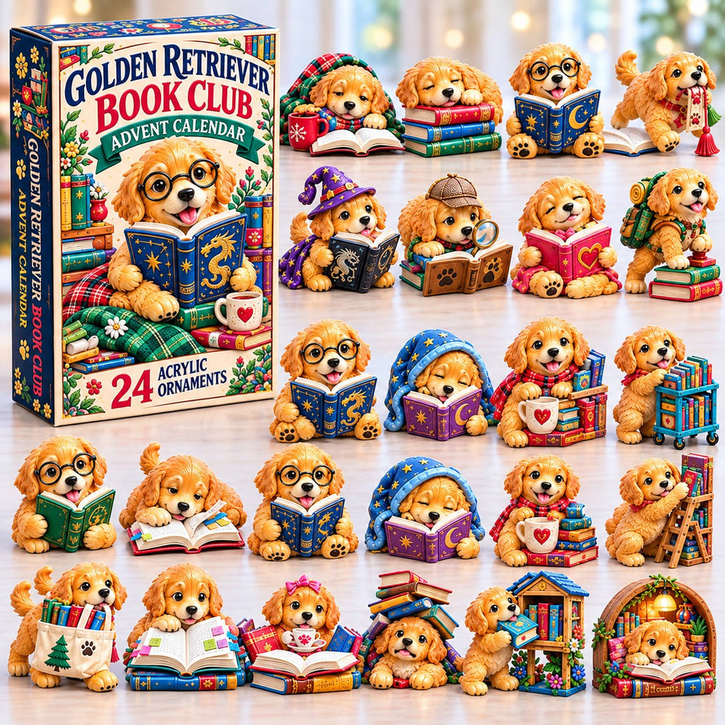 Golden Retriever Book advent calendar