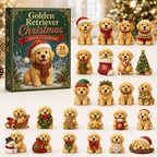 Golden Retriever Christmas advent calendar
