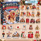 Golden Retriever Christmas Delivery advent calendar