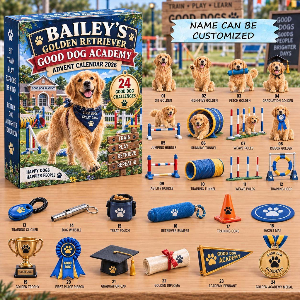 Golden Retriever Good Dog Academy advent calendar