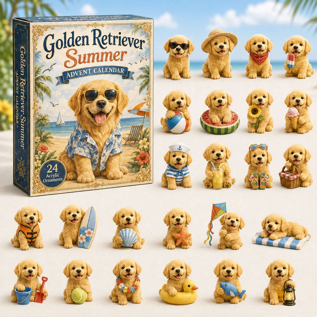 Golden Retriever Summer advent calendar