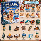 Golden Retriever Winter Adventure advent calendar