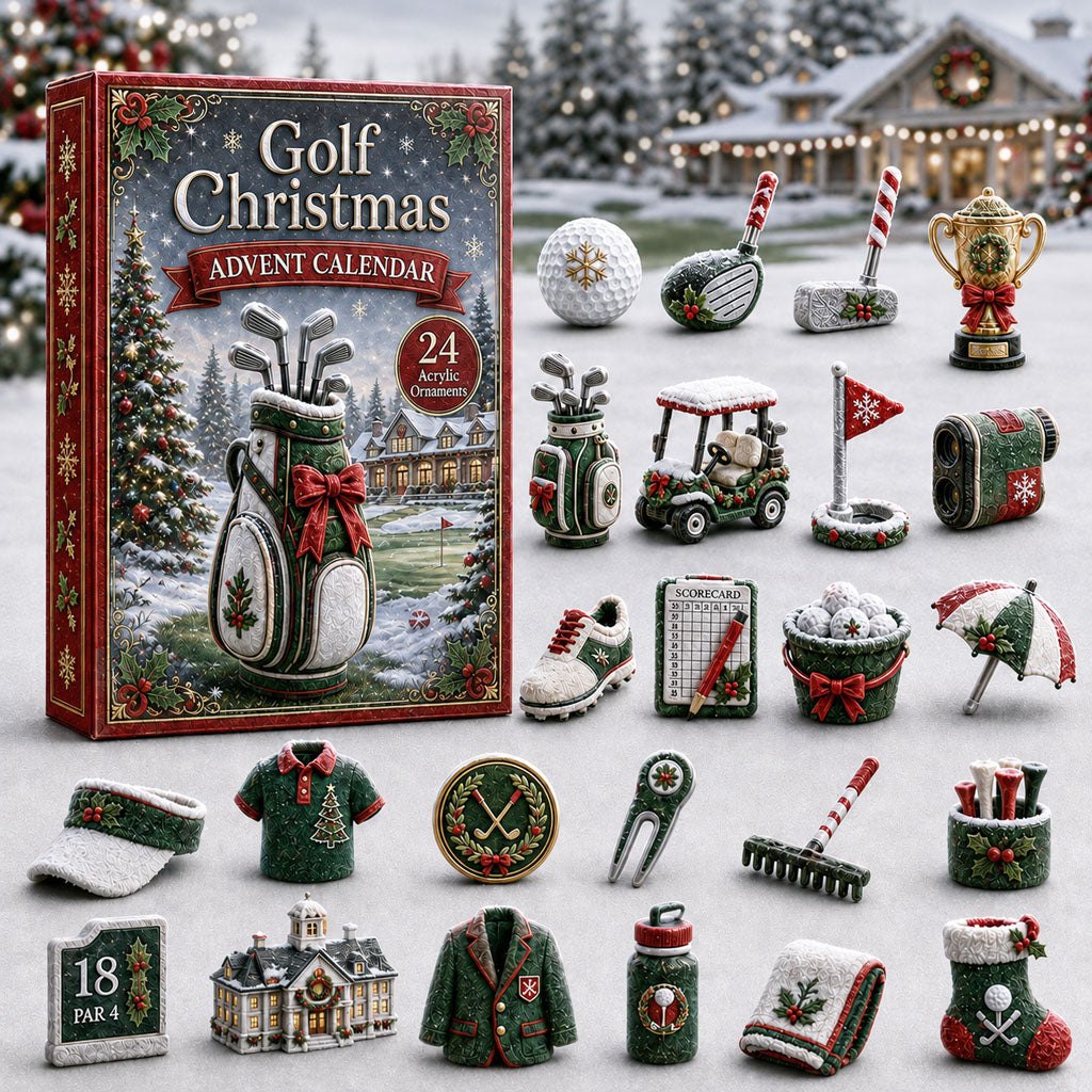 Golf Christmas advent calendar