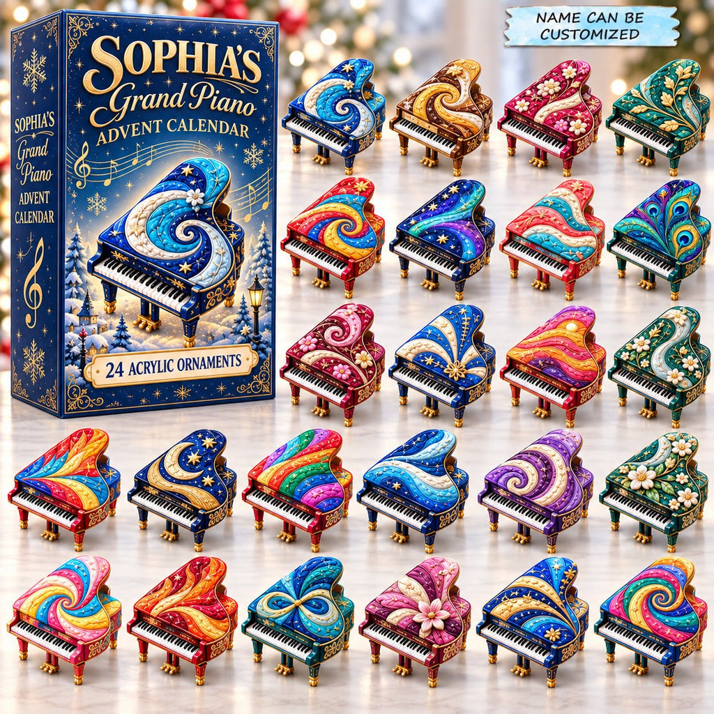 Grand Piano advent calendar