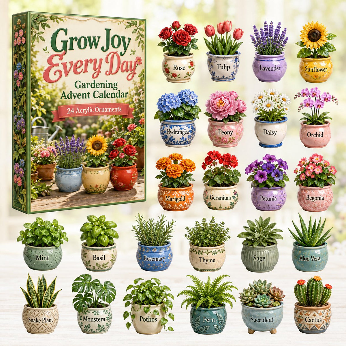 Grow Joy Every Day Gardening advent calendar