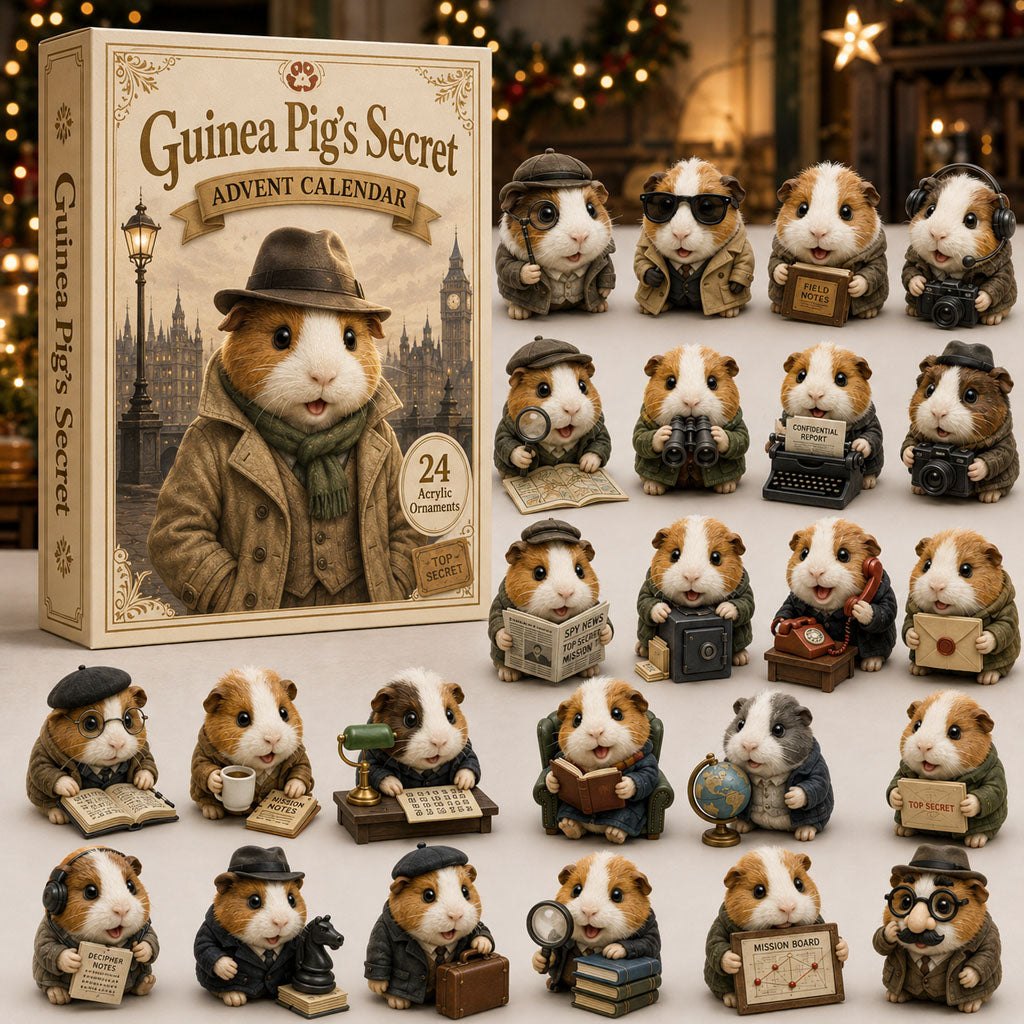 Guinea Pig Secret Agent advent calendar