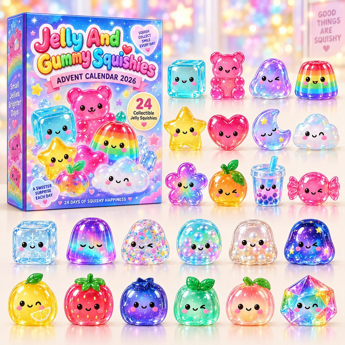 Gummy Squishy advent calendar