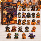 Halloween Dachshund advent calendar