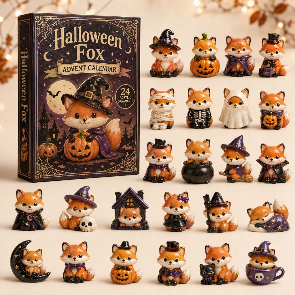 Halloween Fox advent calendar