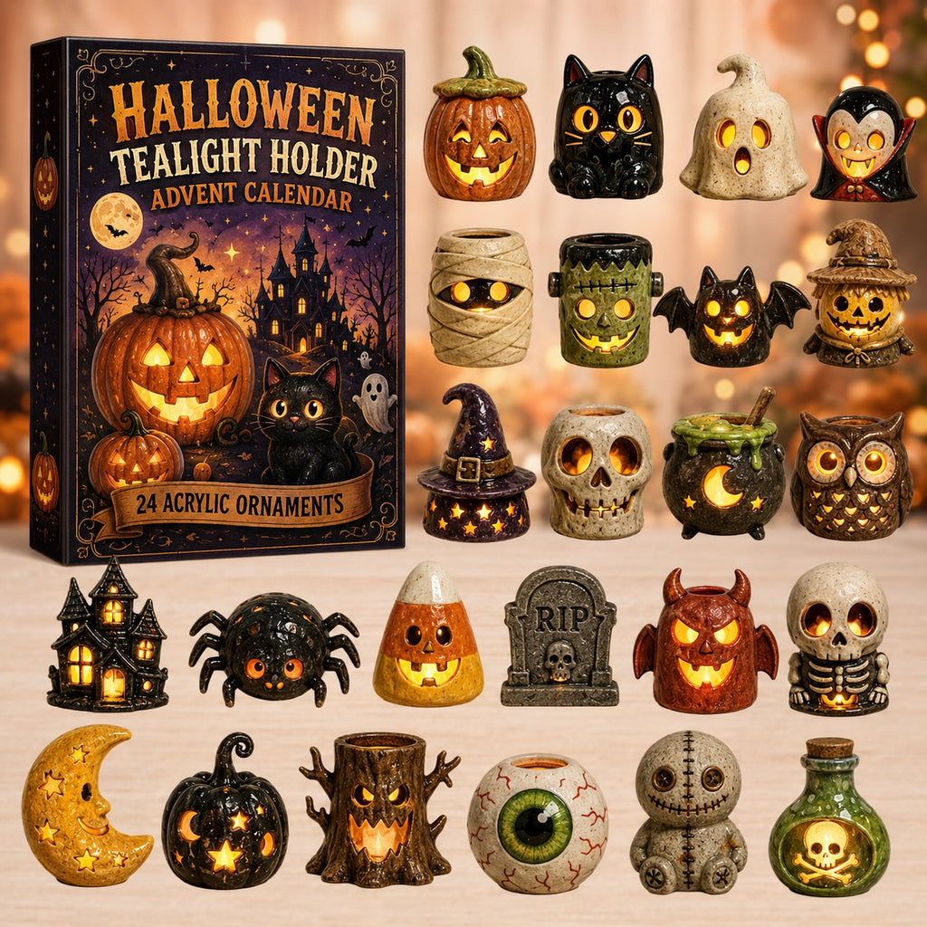 Halloween Mini Tealight Holder advent calendar