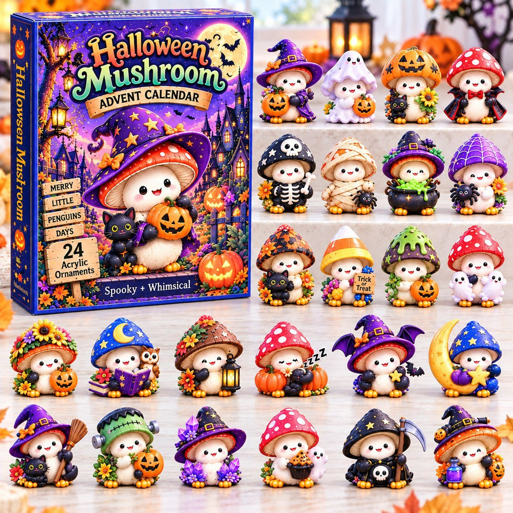 Halloween Mushroom advent calendar