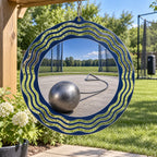 Hammer Throw Training Wind Spinner with original printed optical 3D artwork
