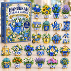 Hanukkah Floral and Garden advent calendar