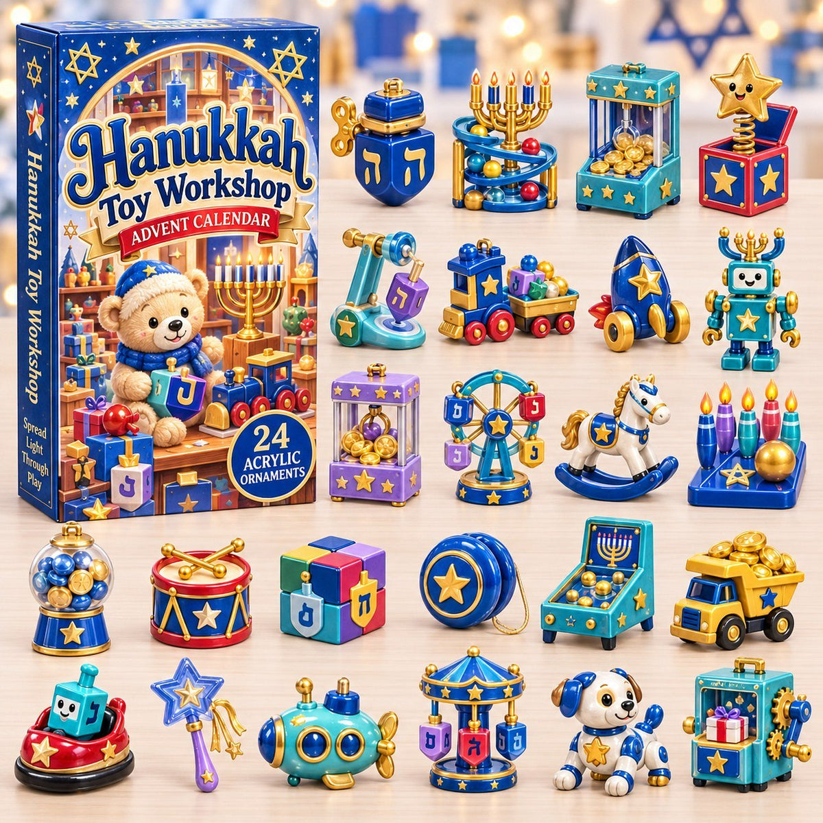 Hanukkah Toy Workshop advent calendar