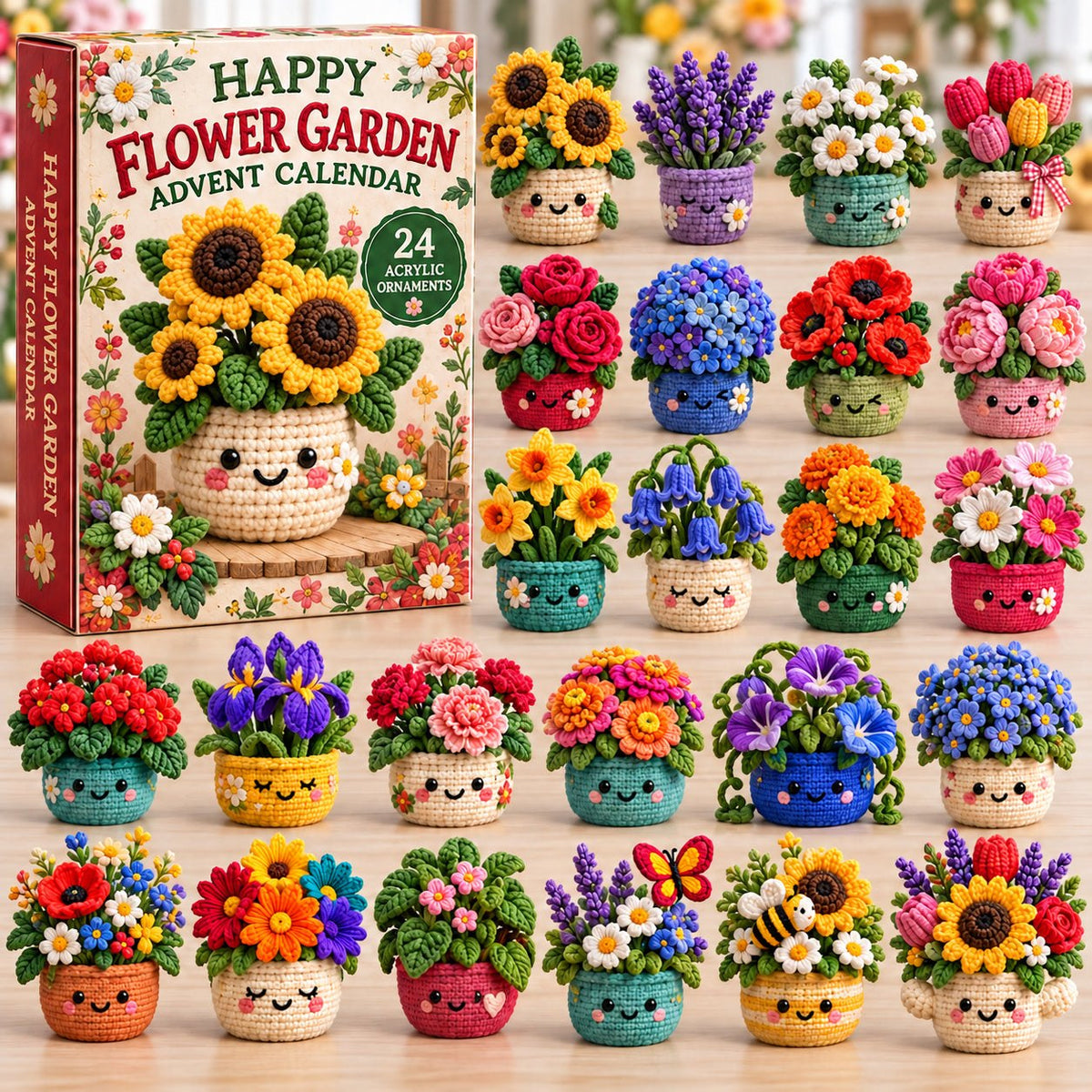 Happy Crochet Pot advent calendar