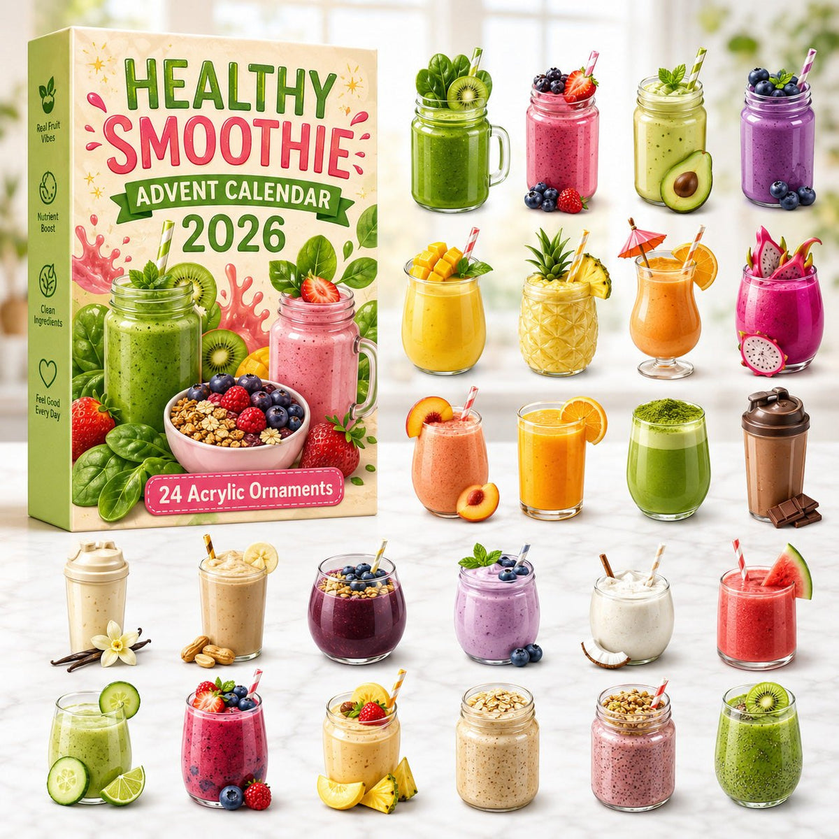Healthy Smoothie advent calendar