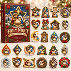 Heart Frame Holy Night advent calendar