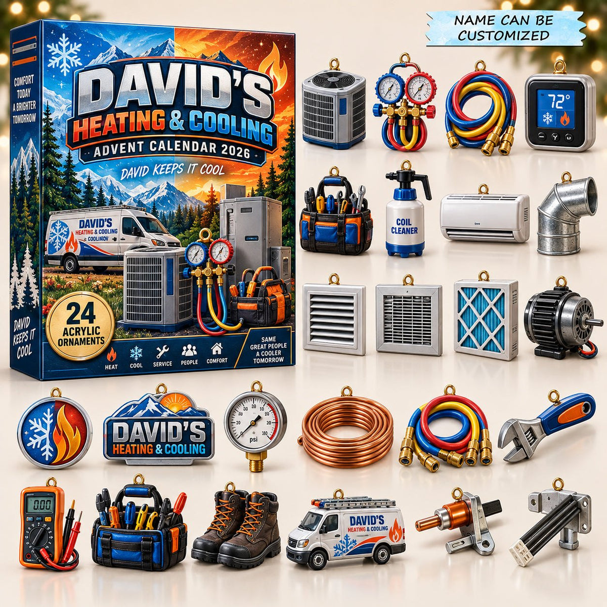 Heating Cooling advent calendar