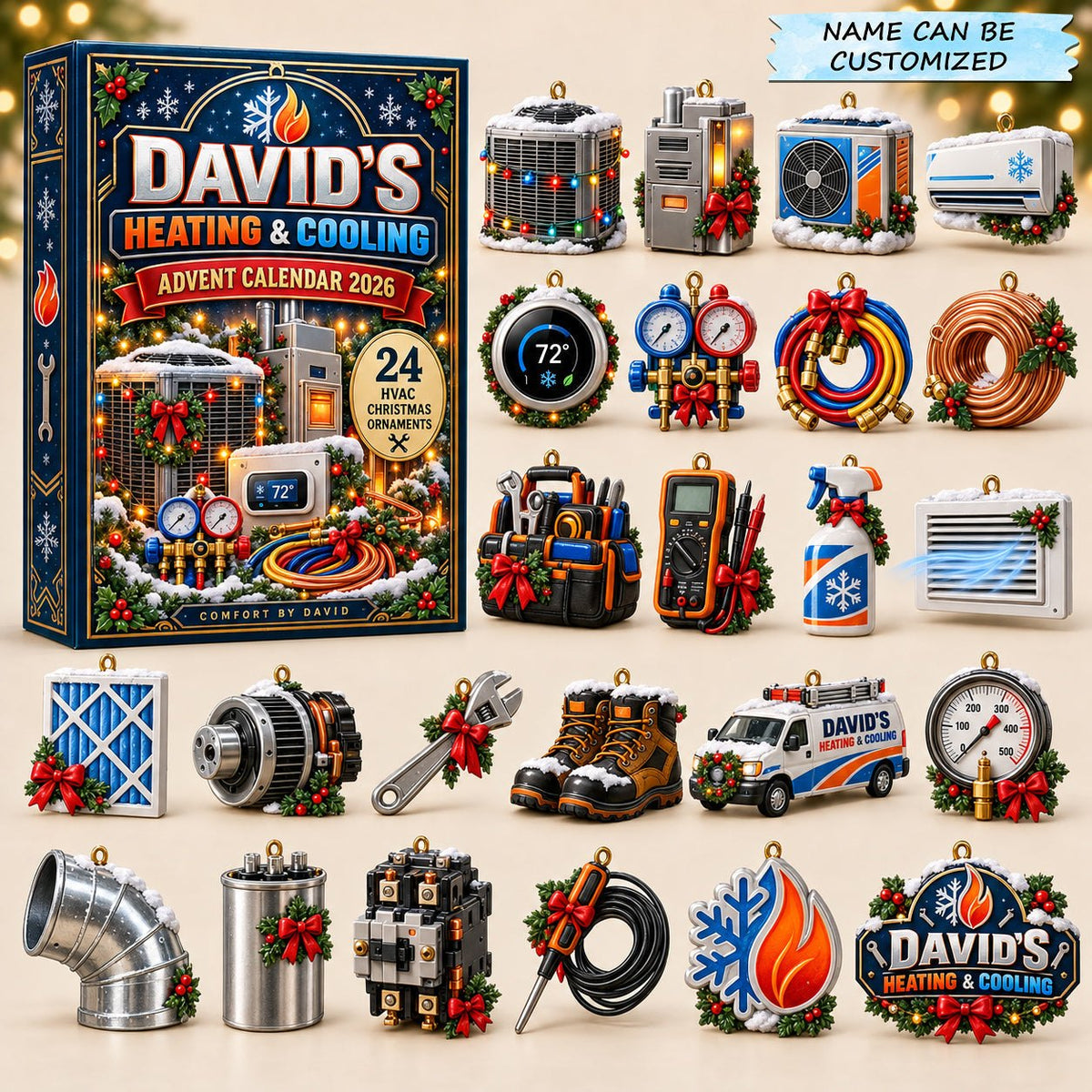 Heating Cooling advent calendar