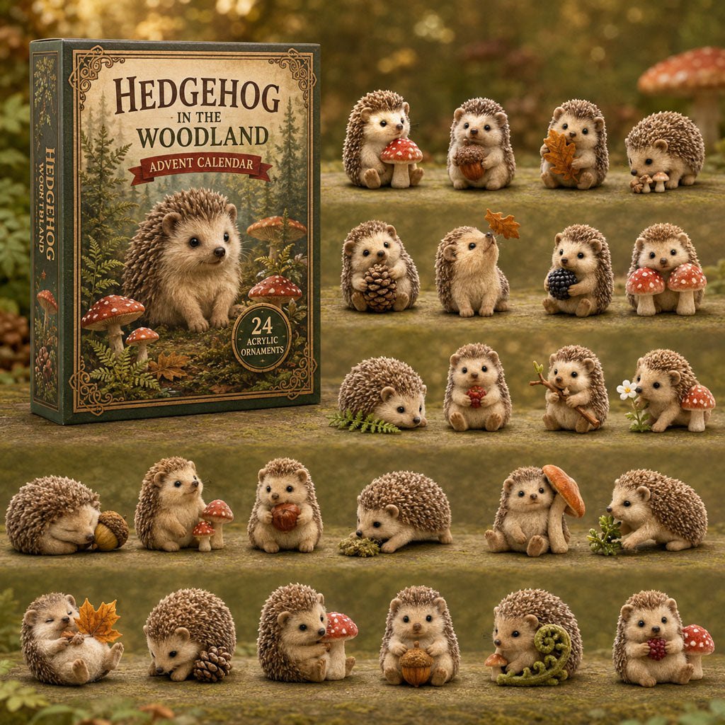 Hedgehog In The Woodland advent calendar