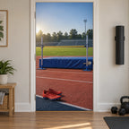 High Jump Training Fabric Door Cover with original printed optical 3D artwork
