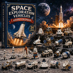 High-quality miniature model Space Exploration Vehicles advent calendar