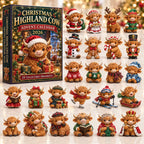 Highland Cow advent calendar
