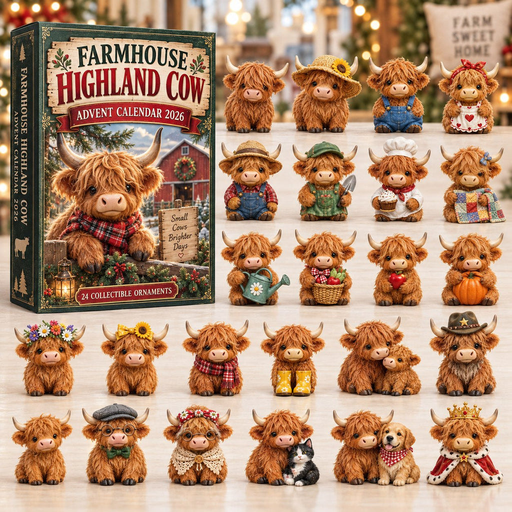 Highland Cow advent calendar