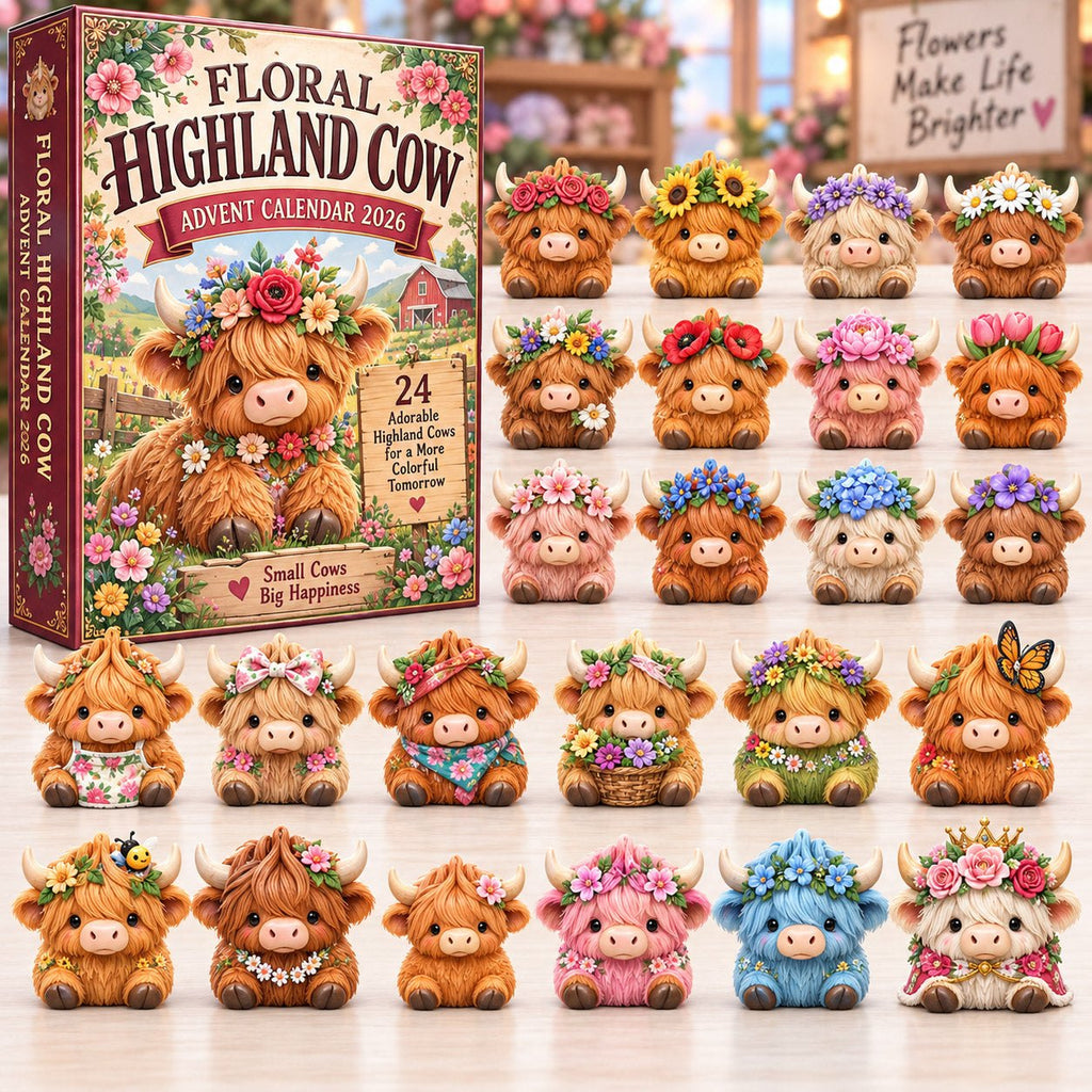 Highland Cow advent calendar