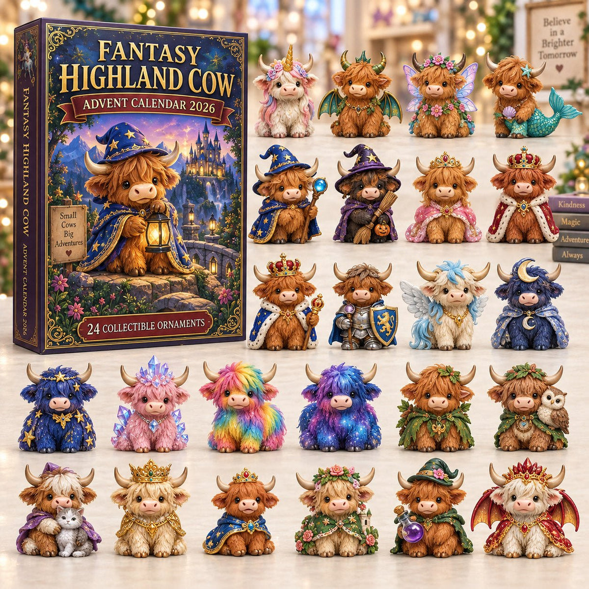 Highland Cow advent calendar