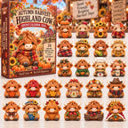 Highland Cow advent calendar