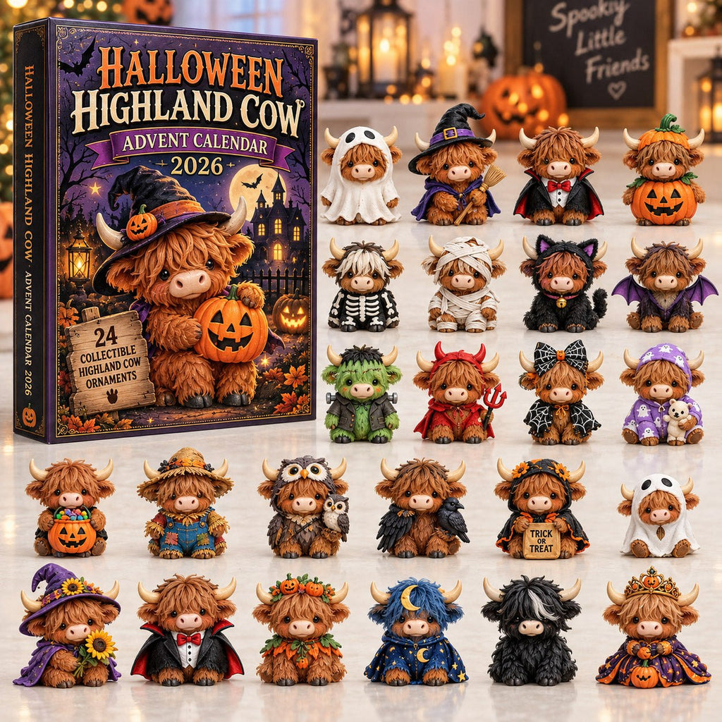 Highland Cow advent calendar