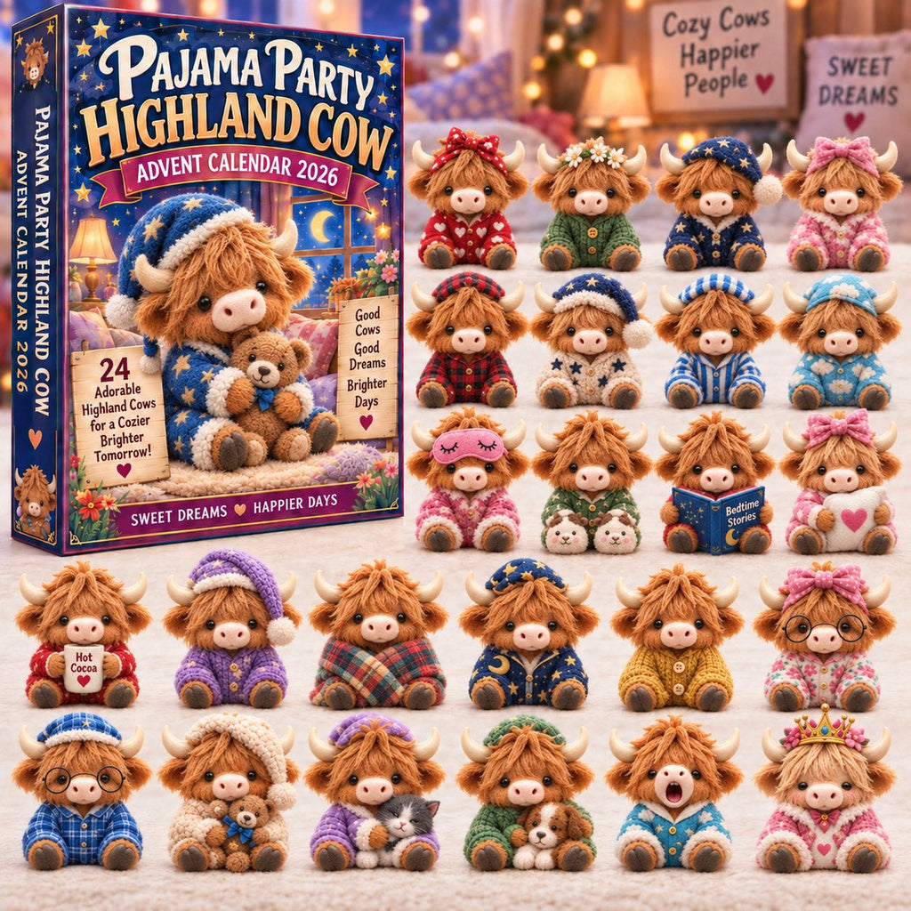 Highland Cow advent calendar