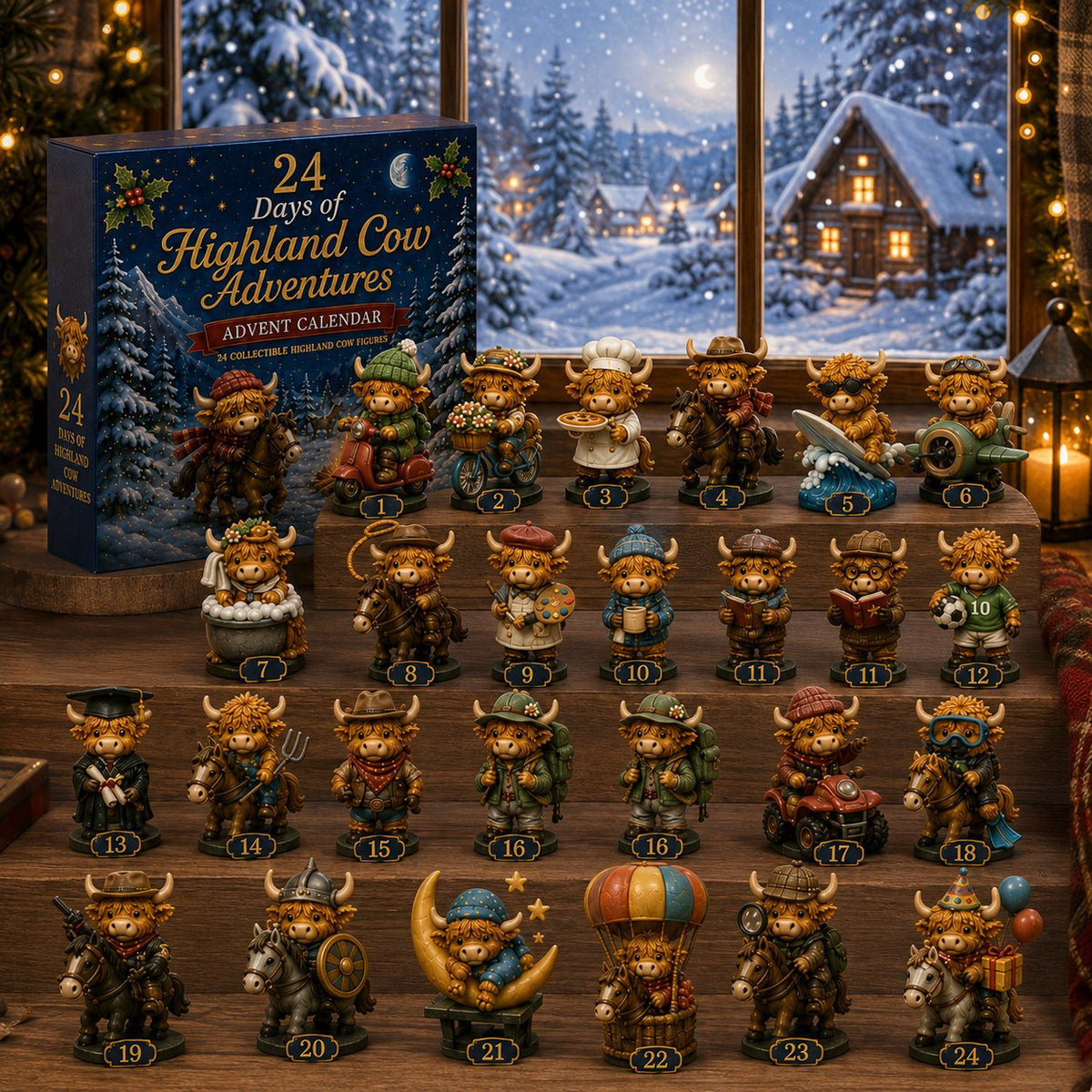 Highland Cow Adventures advent calendar