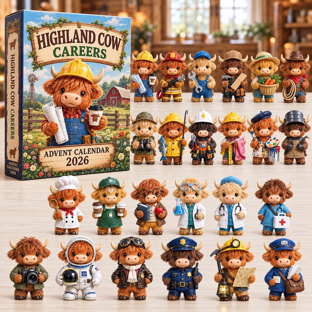 Highland Cow Careers advent calendar