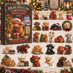Highland Cow Christmas advent calendar