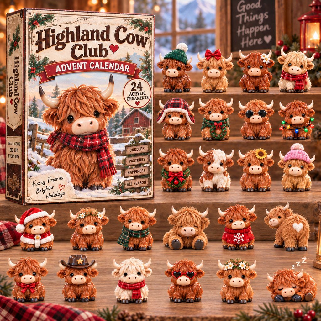 Highland Cow Club advent calendar
