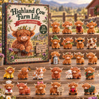 Highland Cow Farm Life advent calendar