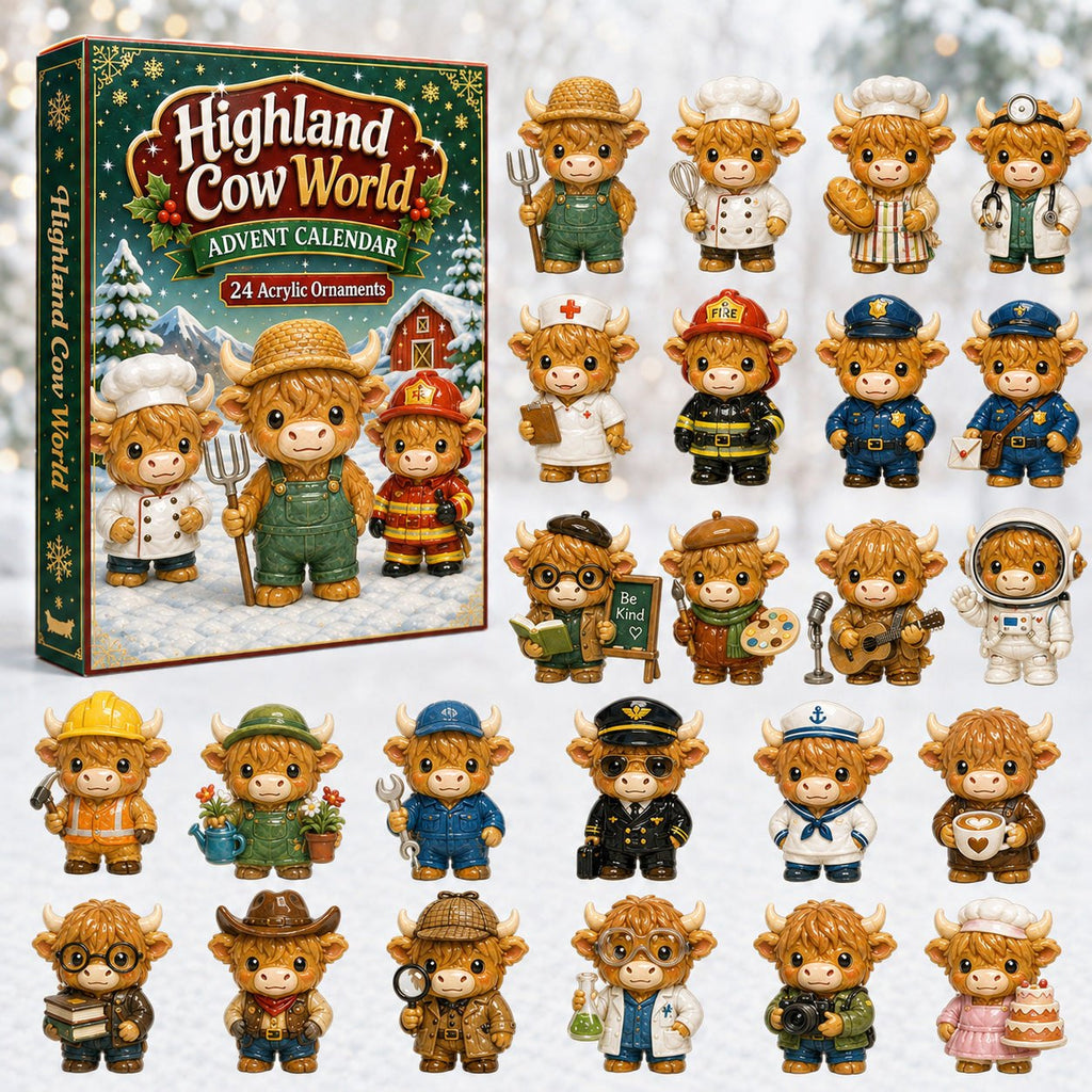 Highland Cow World advent calendar