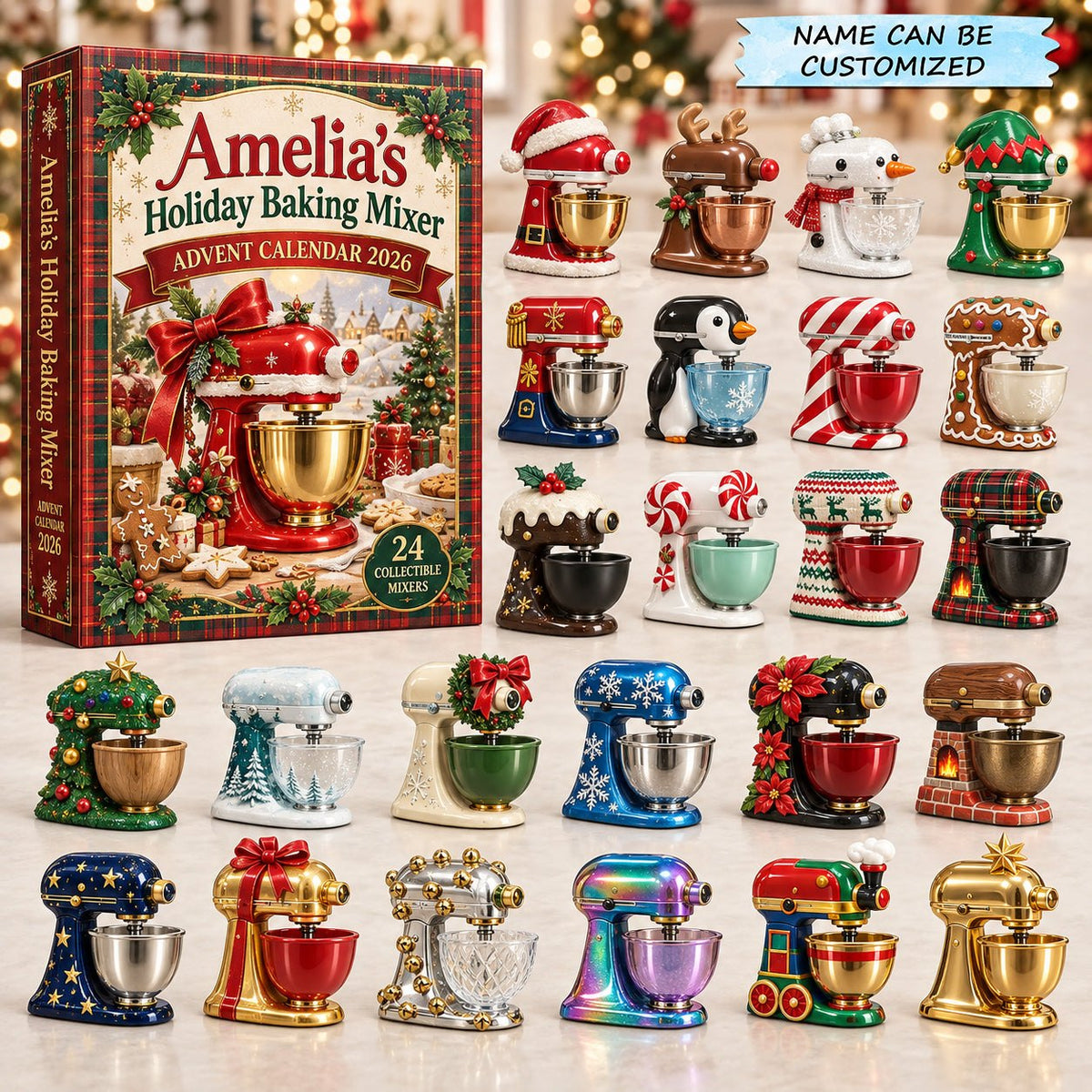 Holiday Baking Mixer advent calendar