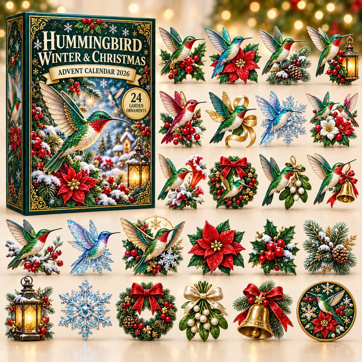 Holiday Hummingbird advent calendar