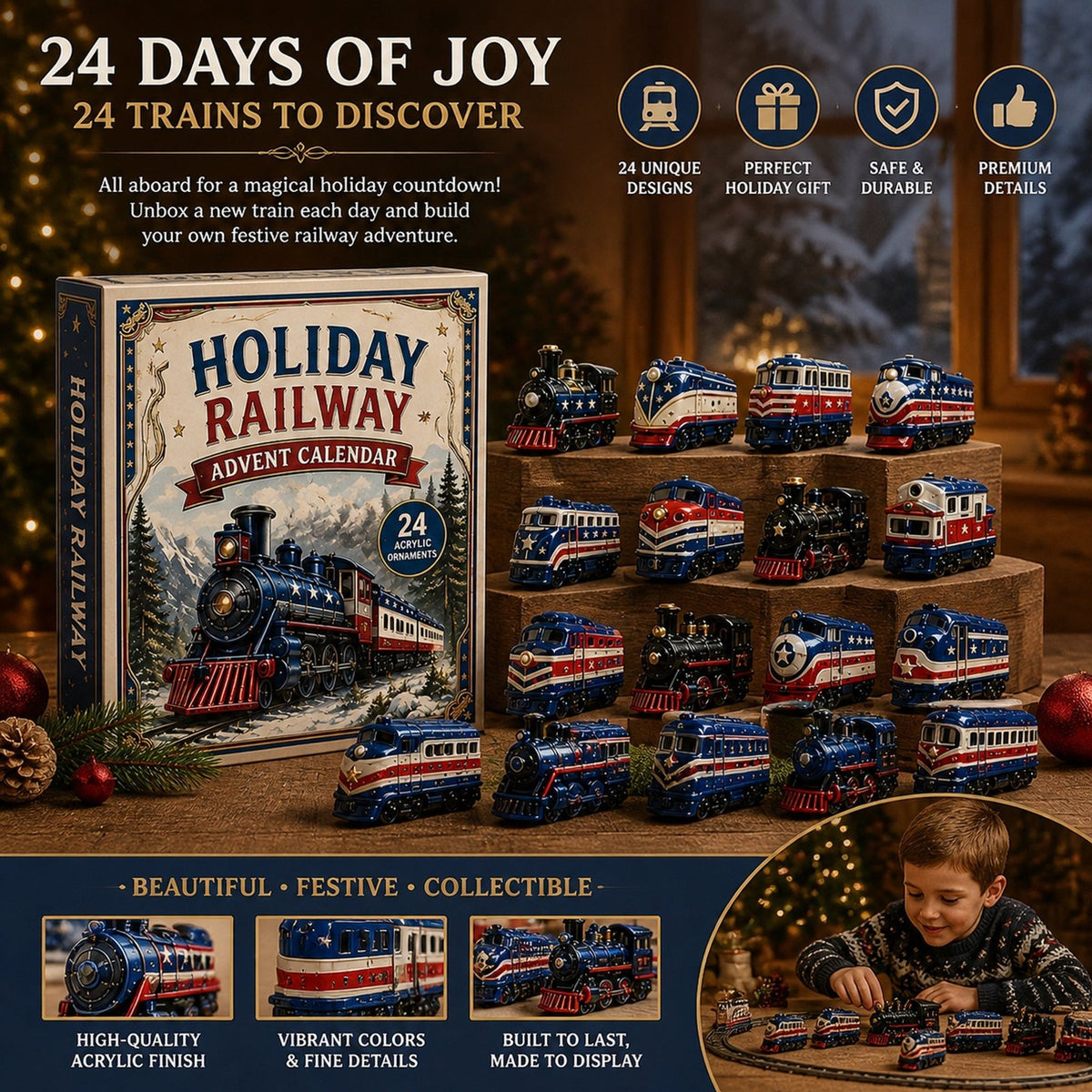 Holiday Railway advent calendar